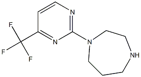 1-[4-(trifluoromethyl)-2-pyrimidinyl]-1,4-diazepane Struktur