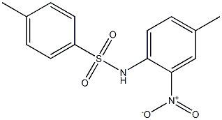 N1-(4-methyl-2-nitrophenyl)-4-methylbenzene-1-sulfonamide Struktur