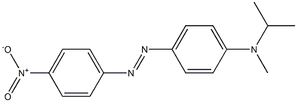 N1-isopropyl-N1-methyl-4-[2-(4-nitrophenyl)diaz-1-enyl]aniline Struktur