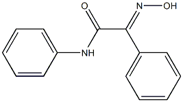 N1,2-diphenyl-2-hydroxyiminoacetamide Struktur