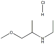 N-ethyl-N-(2-methoxy-1-methylethyl)amine hydrochloride Struktur