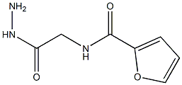 N2-(2-hydrazino-2-oxoethyl)-2-furamide Struktur