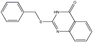 2-(benzylsulfanyl)-4(3H)-quinazolinone Struktur