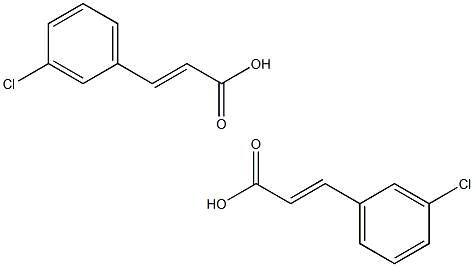 3-(3-Chlorophenyl)acrylic acid(3-Chlorocinnamic acid) Struktur