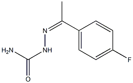 2-[1-(4-fluorophenyl)ethylidene]hydrazine-1-carboxamide Struktur