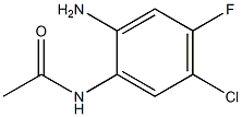 N1-(2-amino-5-chloro-4-fluorophenyl)acetamide Struktur