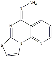 5H-pyrido[3',2':5,6]pyrimido[2,1-b][1,3]thiazol-5-one hydrazone Struktur