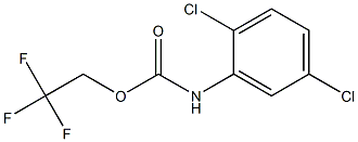 2,2,2-trifluoroethyl 2,5-dichlorophenylcarbamate Struktur