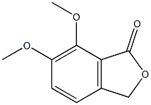 6,7-dimethoxy-1,3-dihydroisobenzofuran-1-one Struktur