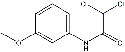 N1-(3-methoxyphenyl)-2,2-dichloroacetamide Struktur