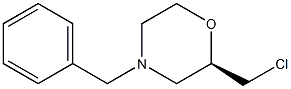 (R)-4-benzyl-2-(chloromethyl)morpholine Struktur