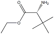 (R)-ethyl 2-amino-3,3-dimethylbutanoate Struktur