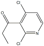 1-(2,4-dichloropyridin-3-yl)propan-1-one Struktur