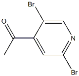 1-(2,5-dibromopyridin-4-yl)ethanone Struktur