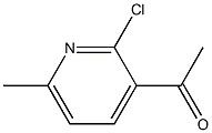 1-(2-chloro-6-methylpyridin-3-yl)ethanone Struktur