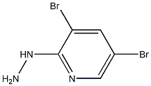 1-(3,5-dibromopyridin-2-yl)hydrazine Struktur