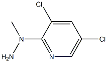 1-(3,5-dichloropyridin-2-yl)-1-methylhydrazine Struktur