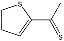 1-(4,5-dihydrothiophen-2-yl)ethanethione Struktur