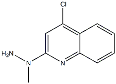 1-(4-chloroquinolin-2-yl)-1-methylhydrazine Struktur