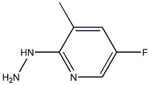 1-(5-fluoro-3-methylpyridin-2-yl)hydrazine Struktur