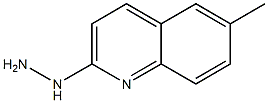 1-(6-methylquinolin-2-yl)hydrazine Struktur