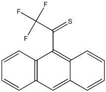 1-(anthracen-9-yl)-2,2,2-trifluoroethanethione Struktur