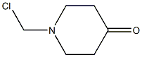 1-(chloromethyl)piperidin-4-one Struktur