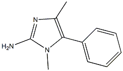 1,4-dimethyl-5-phenyl-1H-imidazol-2-amine Struktur