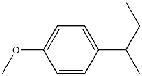 1-sec-butyl-4-methoxybenzene Struktur