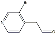 2-(3-bromopyridin-4-yl)acetaldehyde Struktur