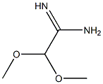 2,2-dimethoxyacetamidine Struktur