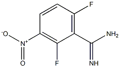 2,6-difluoro-3-nitrobenzamidine Struktur