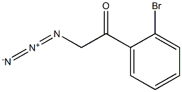 2-azido-1-(2-bromophenyl)ethanone Struktur