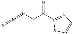 2-azido-1-(thiazol-2-yl)ethanone Struktur