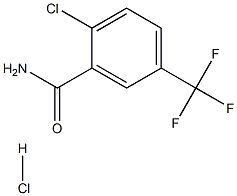 2-chloro-5-trifluoromethyl-benzamide hydrochloride Struktur