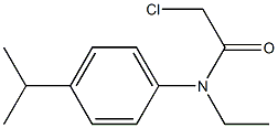 2-chloro-N-ethyl-N-(4-isopropylphenyl)acetamide Struktur