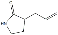 3-(2-methylallyl)pyrrolidin-2-one Struktur