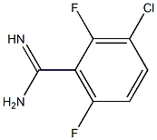 3-chloro-2,6-difluorobenzamidine Struktur