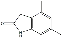 4,6-dimethylindolin-2-one Struktur