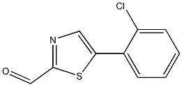 5-(2-chlorophenyl)thiazole-2-carbaldehyde Struktur