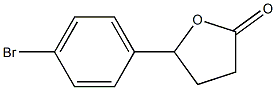 5-(4-bromophenyl)-dihydrofuran-2(3H)-one Struktur