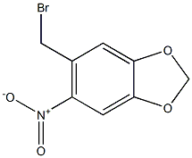 5-(bromomethyl)-6-nitrobenzo[d][1,3]dioxole Struktur