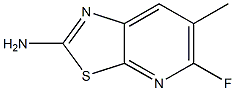 5-fluoro-6-methylthiazolo[5,4-b]pyridin-2-amine Struktur