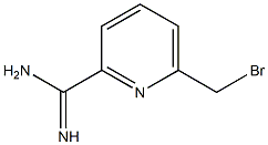 6-(bromomethyl)pyridine-2-carboxamidine Struktur