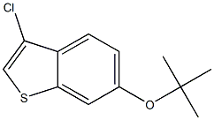 6-tert-butoxy-3-chlorobenzo[b]thiophene Struktur