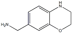 C-(3,4-Dihydro-2H-benzo[1,4]oxazin-7-yl)-methylamine Struktur