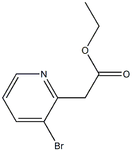 ethyl 2-(3-bromopyridin-2-yl)acetate Struktur