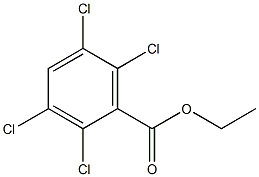 ethyl 2,3,5,6-tetrachlorobenzoate Struktur