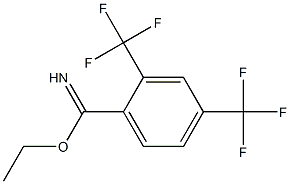 ethyl 2,4-bis(trifluoromethyl)benzylimidate Struktur