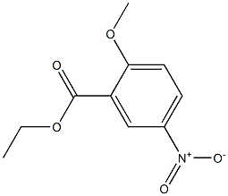 ethyl 2-methoxy-5-nitrobenzoate Struktur